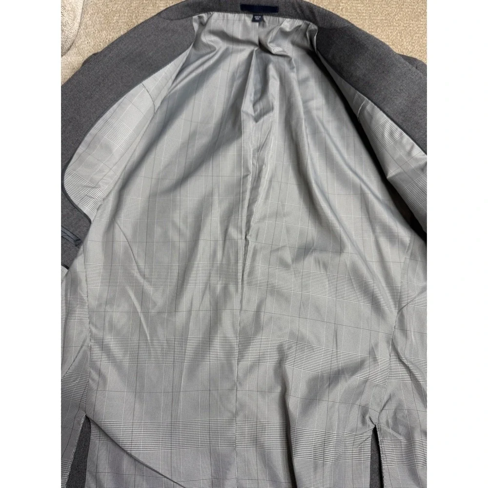 Jos A Bank 1905 Tailored Fit Gray Wool‎ Blazer Sport Coat Mens 42L 36W